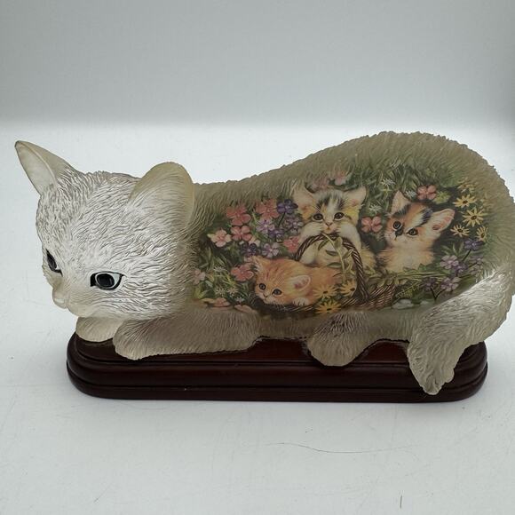 RARE - Set of 4 Bradford Jurgen Scholz Ltd Ed Purr-Fect Day Cat Kitten Figurines - Picture 11 of 13